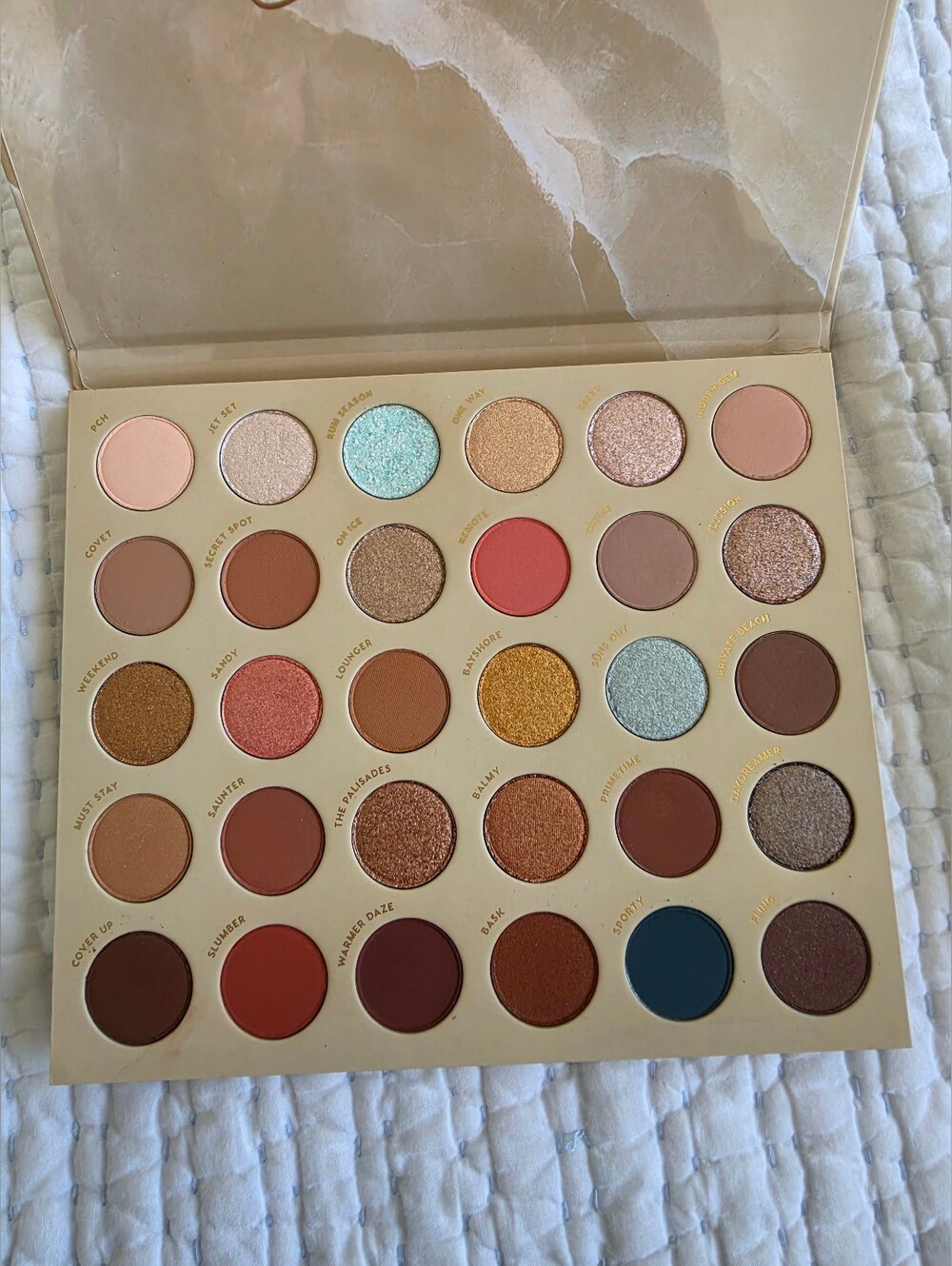 NWT ColourPop You're Golden Eyeshadow Palette | Neutral & Warm Tone Palette XL - Picture 2 of 6